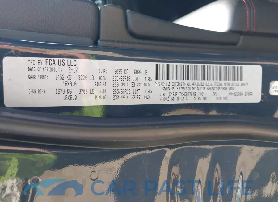 1C4RJFLTXHC807648# 9