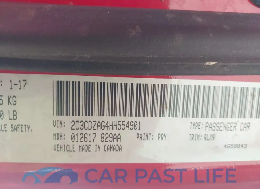 2C3CDZAG4HH554901# 9