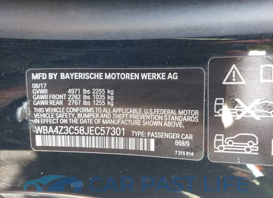 WBA4Z3C58JEC57301# 9