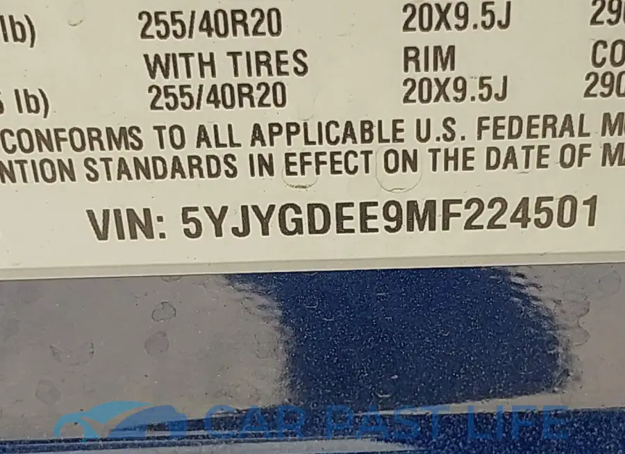 5YJYGDEE9MF224501# 9