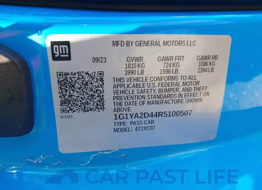 1G1YA2D44R5100507# 9