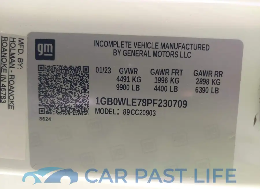1GB0WLE78PF230709# 9