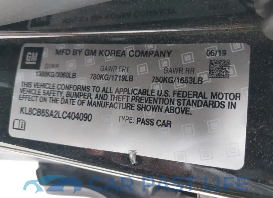 KL8CB6SA2LC404090# 9