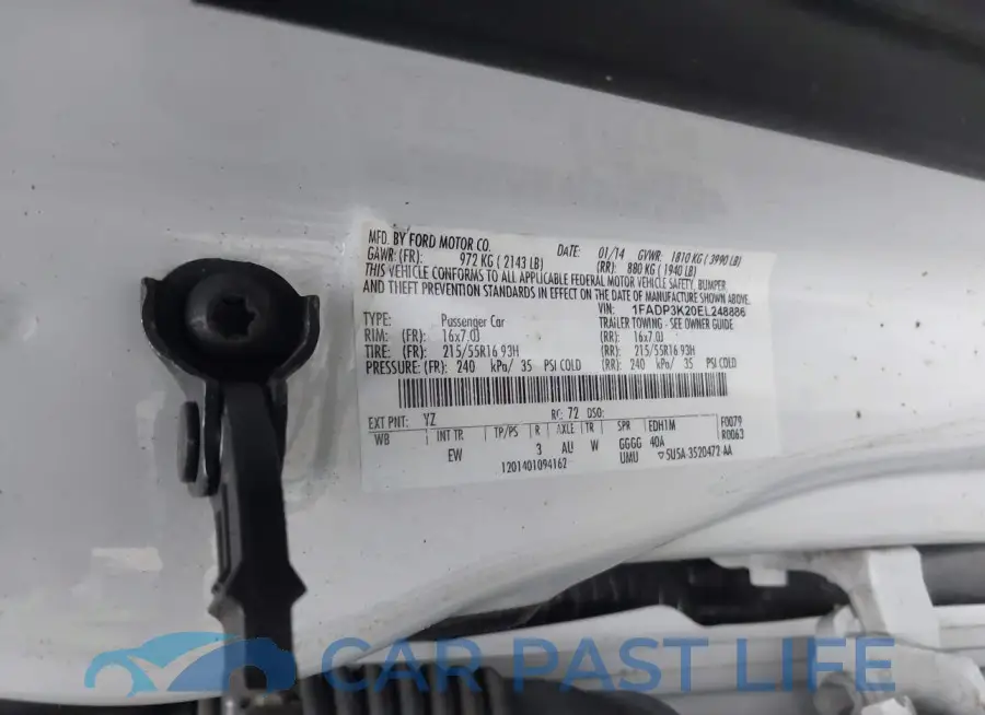 1FADP3K20EL248886# 9