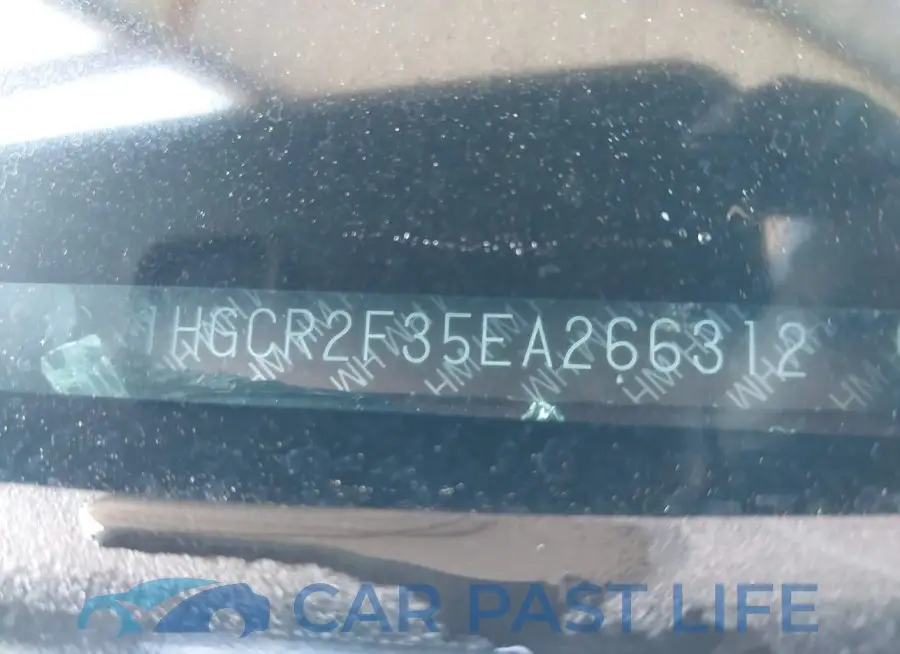 1HGCR2F35EA266312# 9