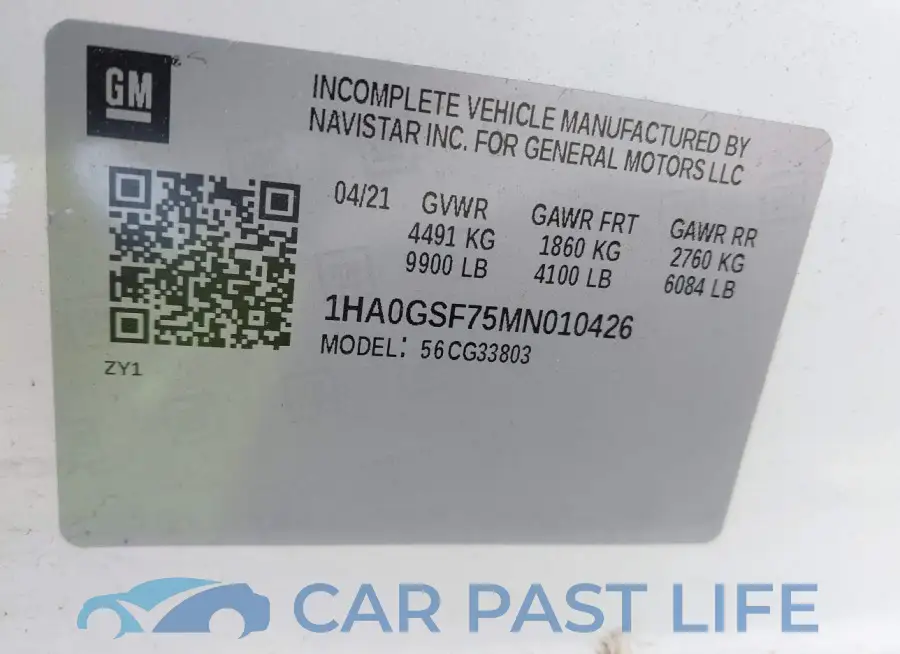 1HA0GSF75MN010426# 8