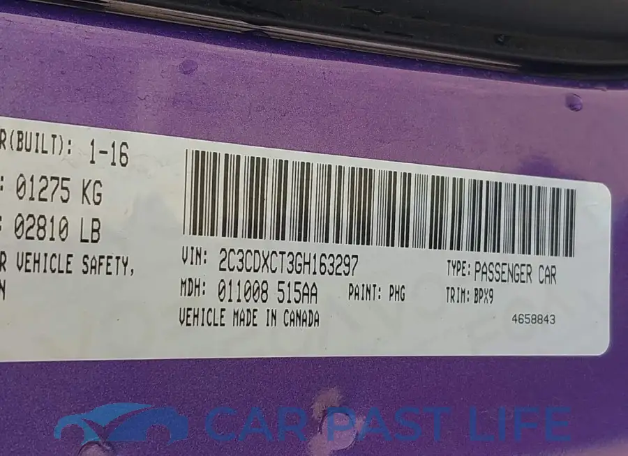 2C3CDXCT3GH163297# 9