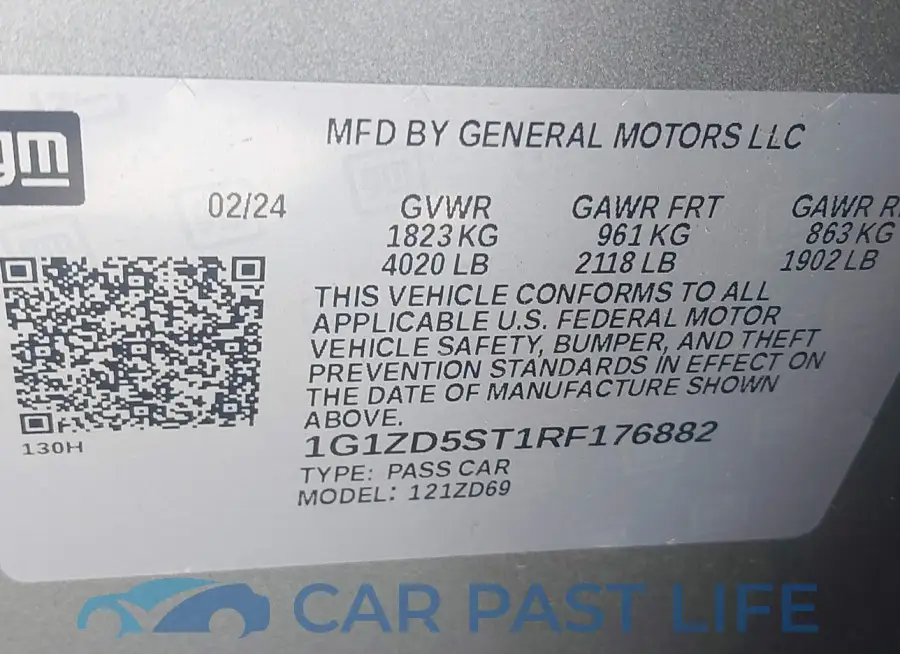 1G1ZD5ST1RF176882# 9