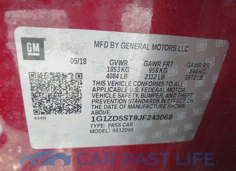 1G1ZD5ST9JF243068# 9