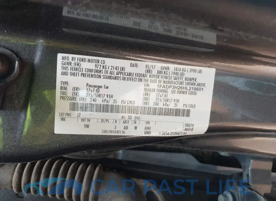 1FADP3H26HL219601# 9