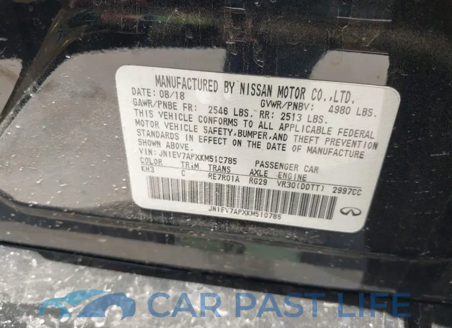 JN1EV7APXKM510785# 9