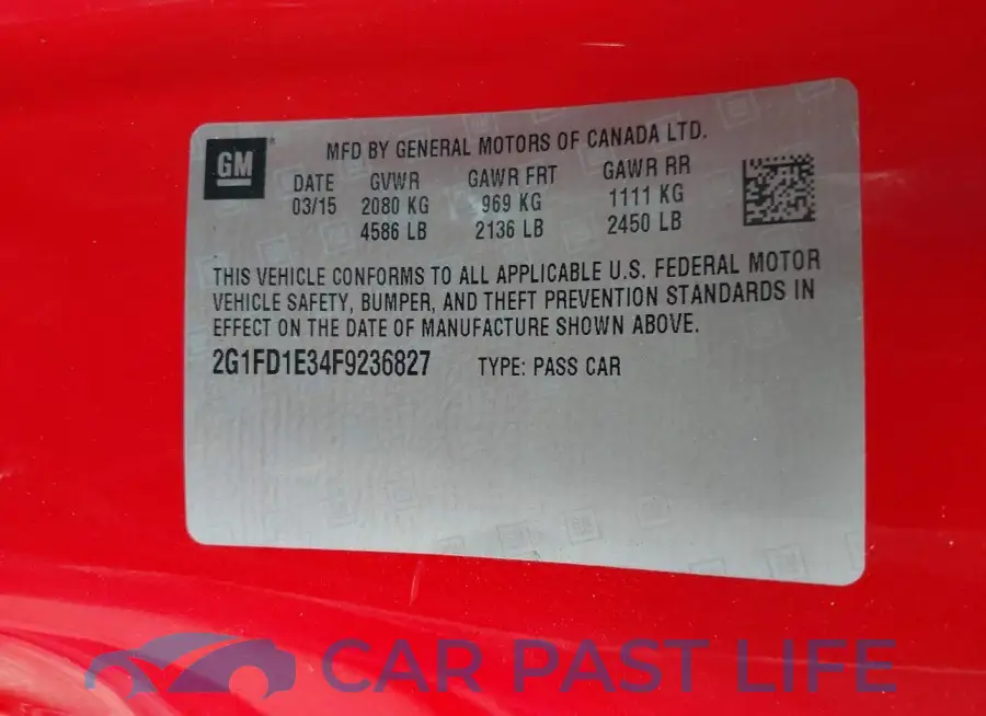 2G1FD1E34F9236827# 9