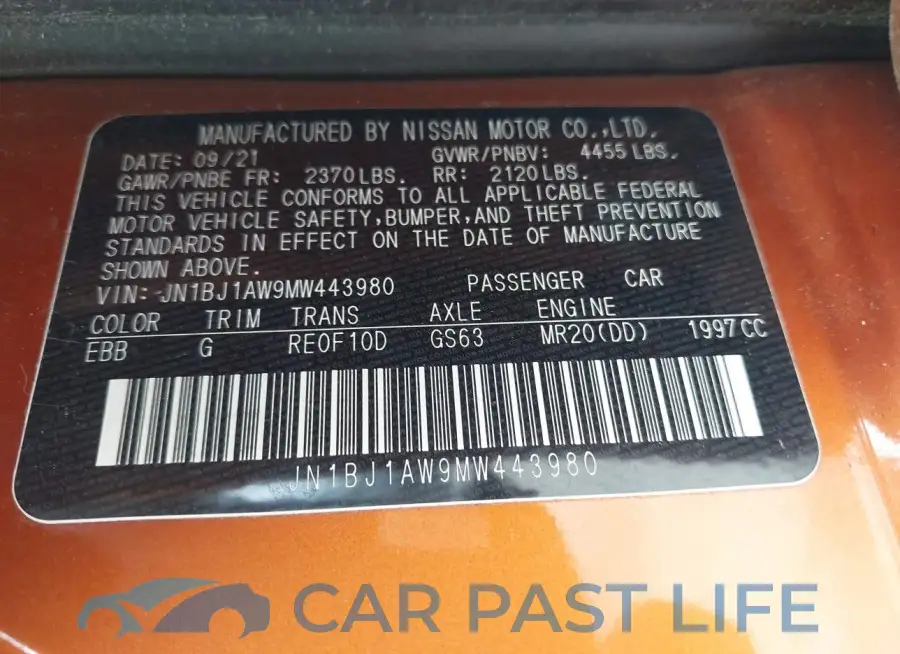 JN1BJ1AW9MW443980# 9