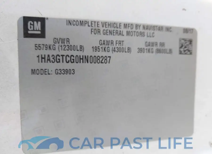 1HA3GTCG0HN008287# 9
