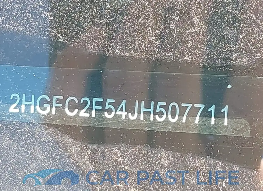2HGFC2F54JH507711# 9