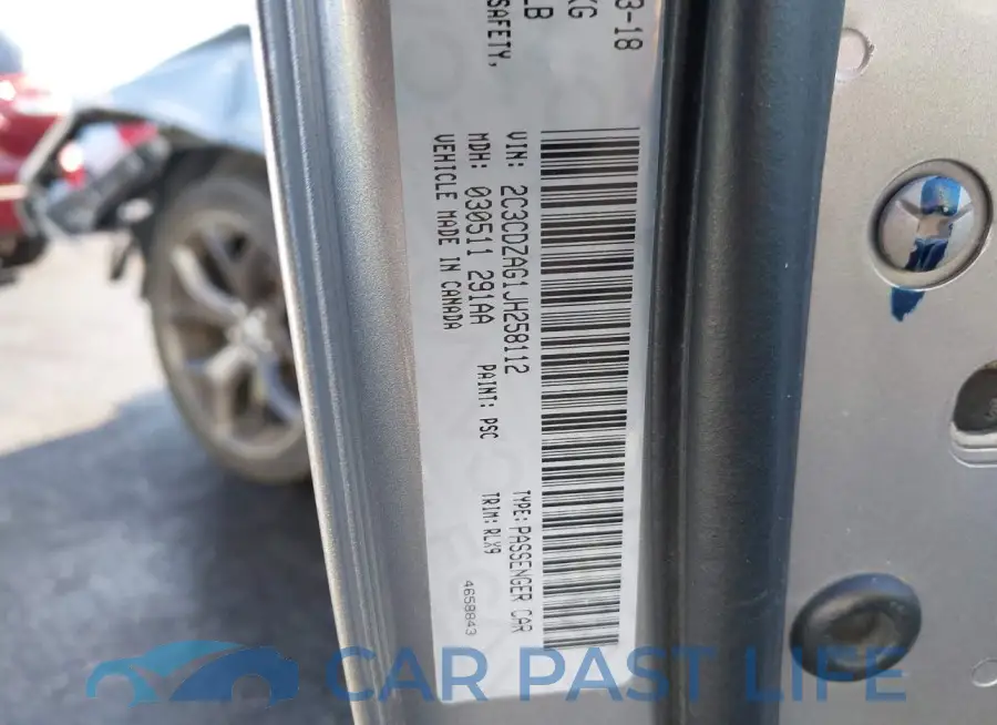 2C3CDZAG1JH258112# 9