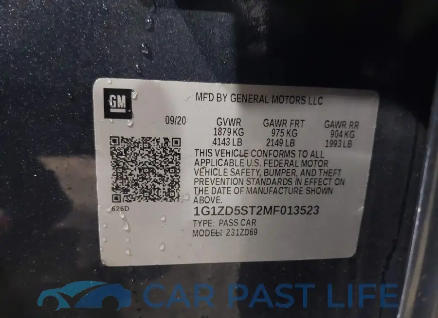 1G1ZD5ST2MF013523# 9