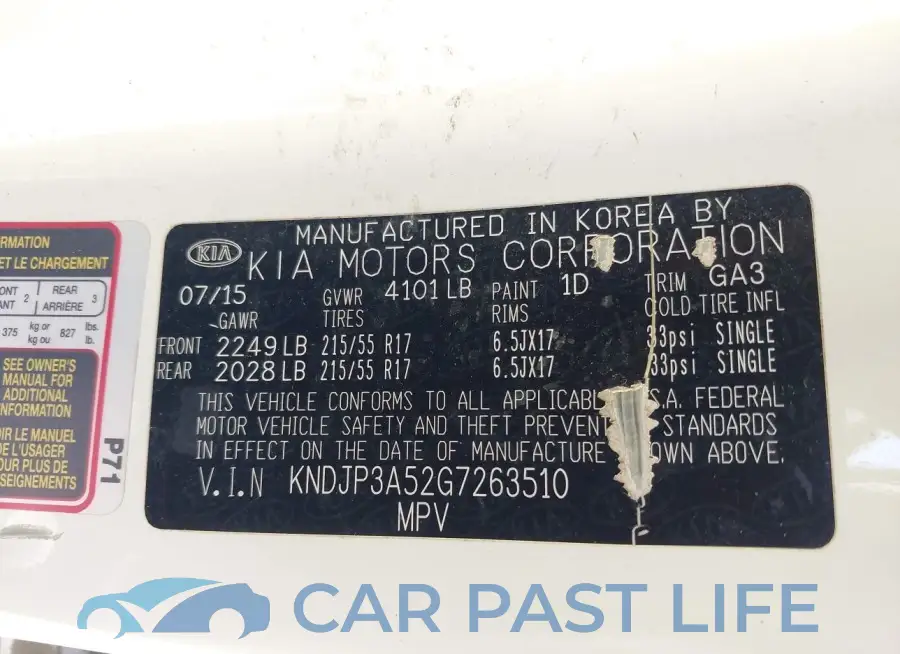 KNDJP3A52G7263510# 9