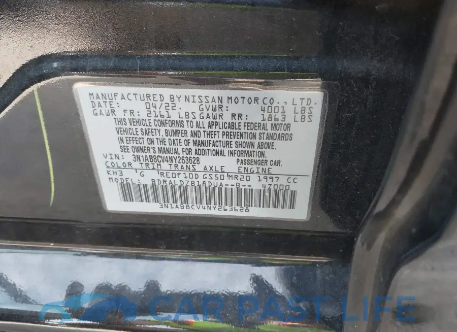 3N1AB8CV4NY263628# 9
