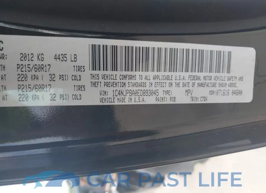 1C4NJPBA0ED893045# 9