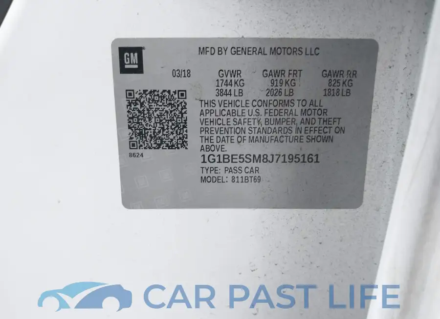 1G1BE5SM8J7195161# 9