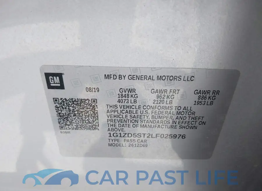 1G1ZD5ST2LF025976# 9