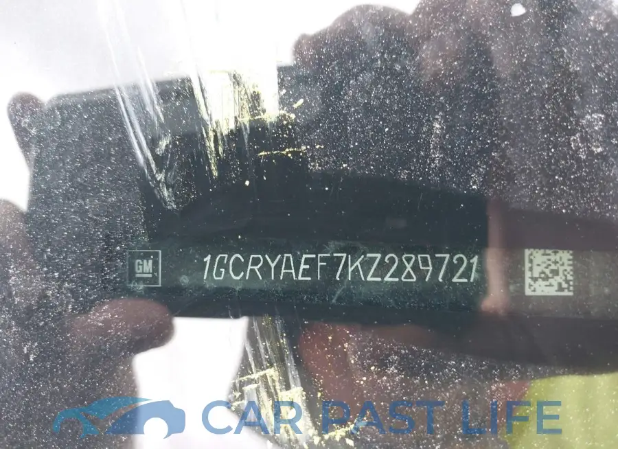 1GCRYAEF7KZ289721# 9