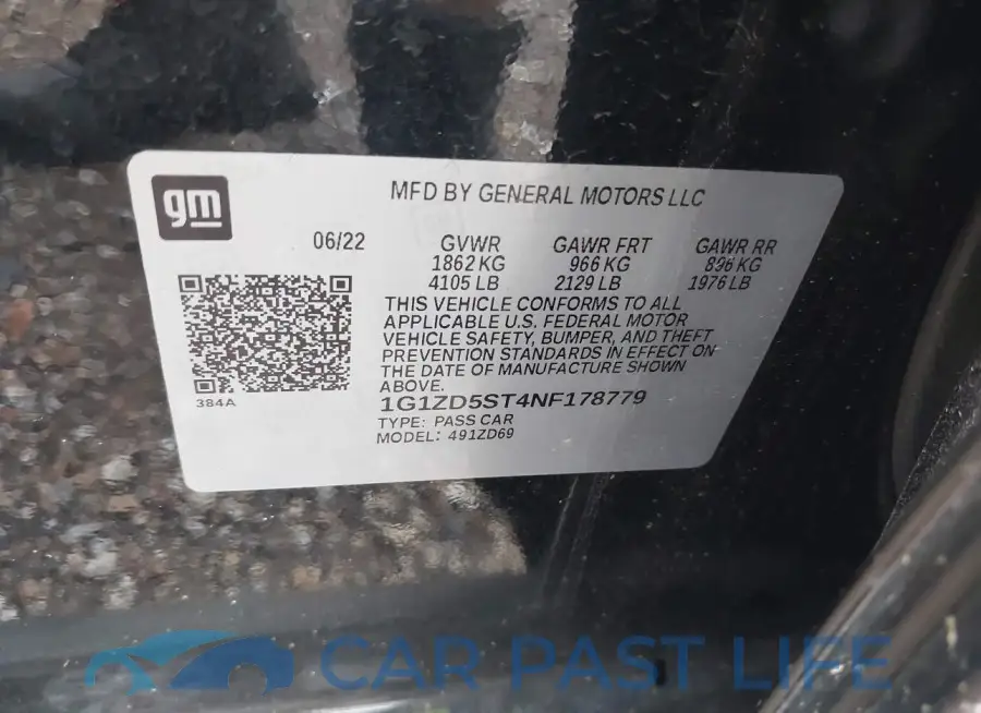 1G1ZD5ST4NF178779# 9