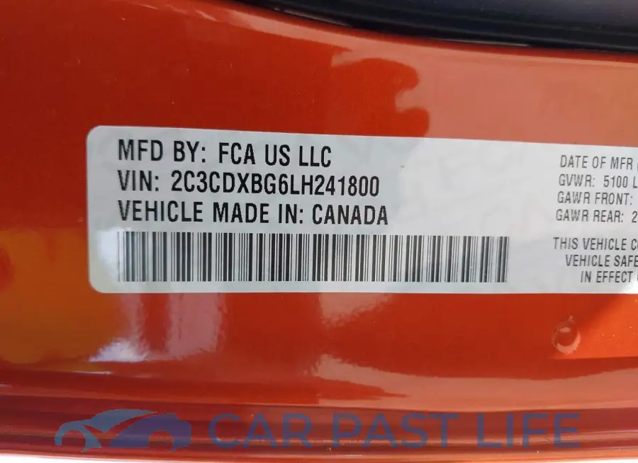 2C3CDXBG6LH241800# 9