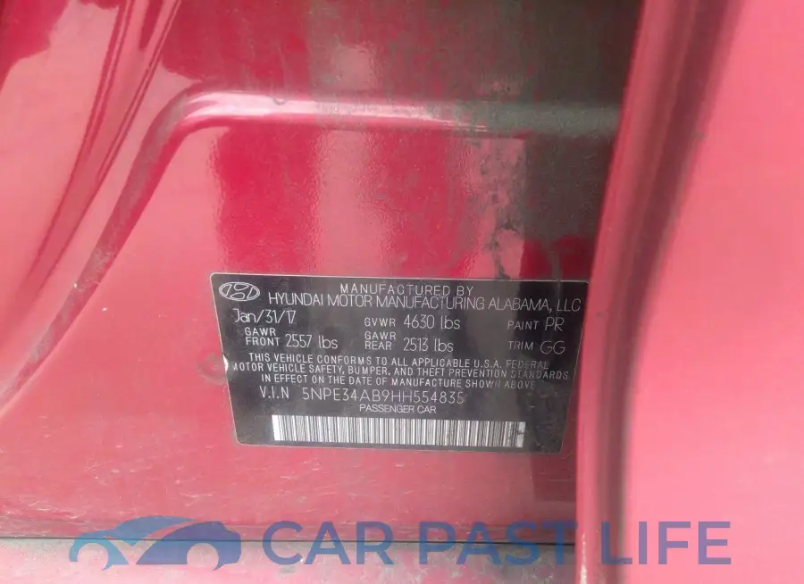 5NPE34AB9HH554835# 9