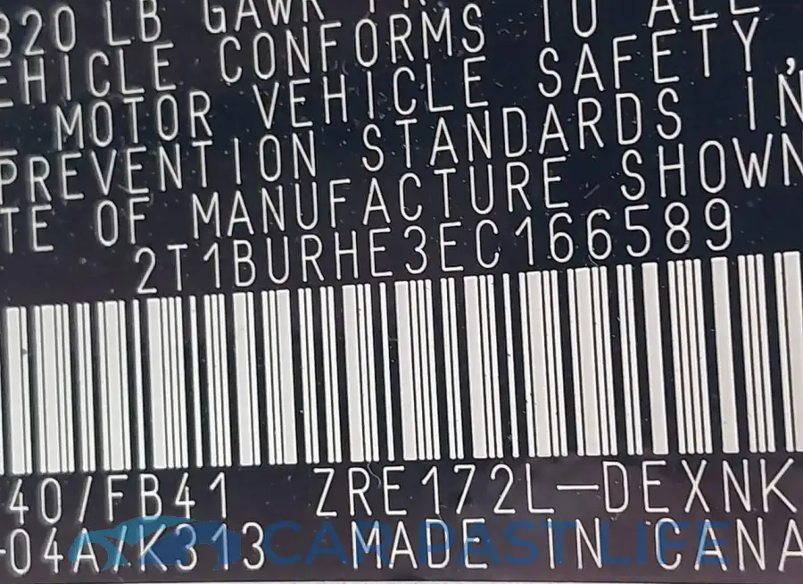 2T1BURHE3EC166589# 9