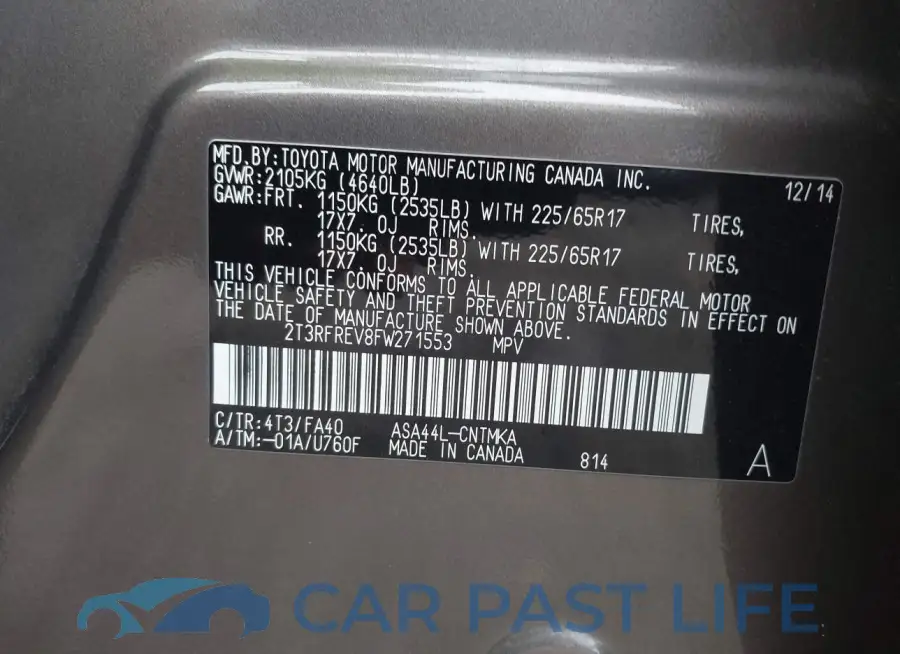 2T3RFREV8FW271553# 9