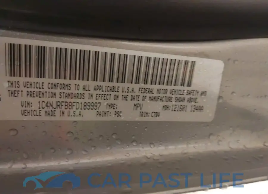 1C4NJRFB8FD189997# 9