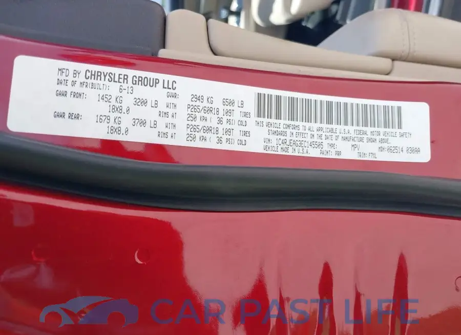 1C4RJEAG3EC145505# 9