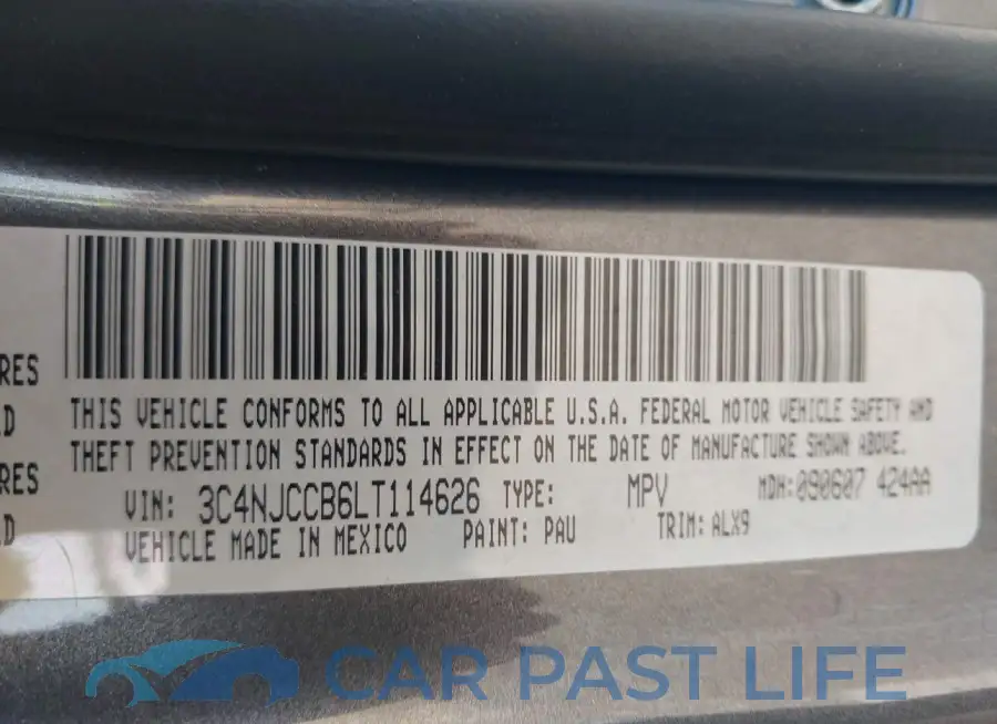 3C4NJCCB6LT114626# 9