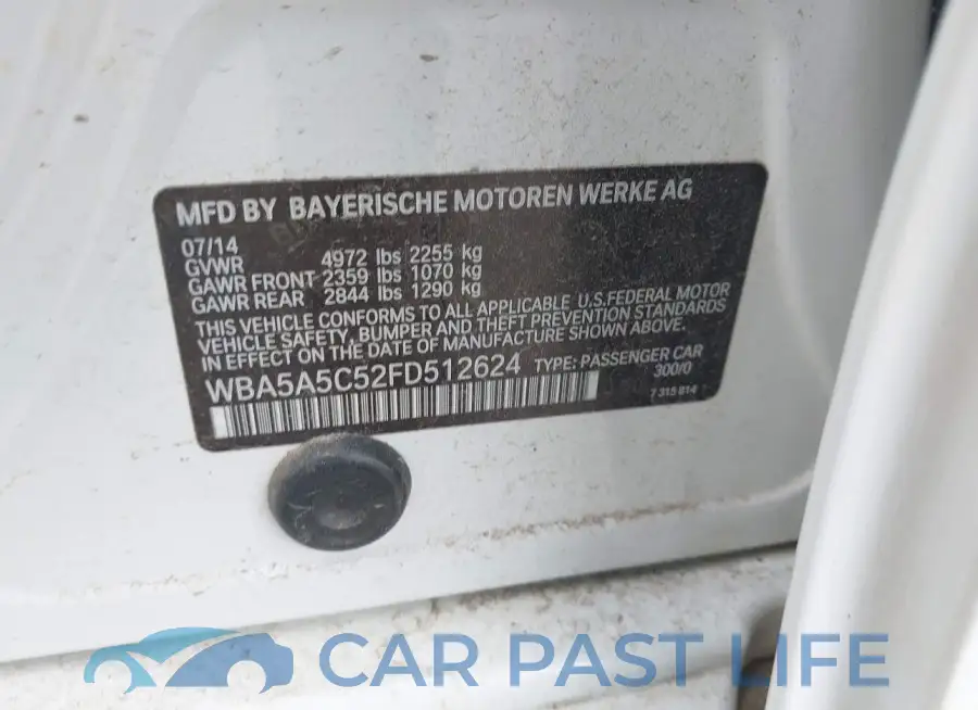 WBA5A5C52FD512624# 9