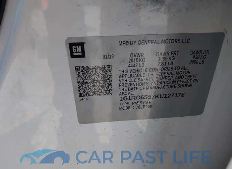 1G1RC6S57KU127178# 9