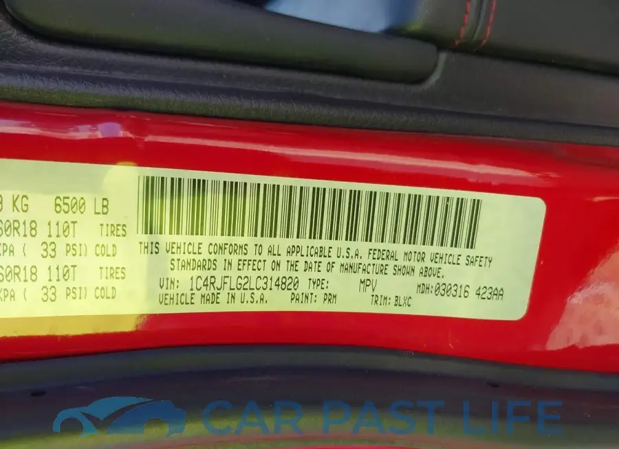 1C4RJFLG2LC314820# 9