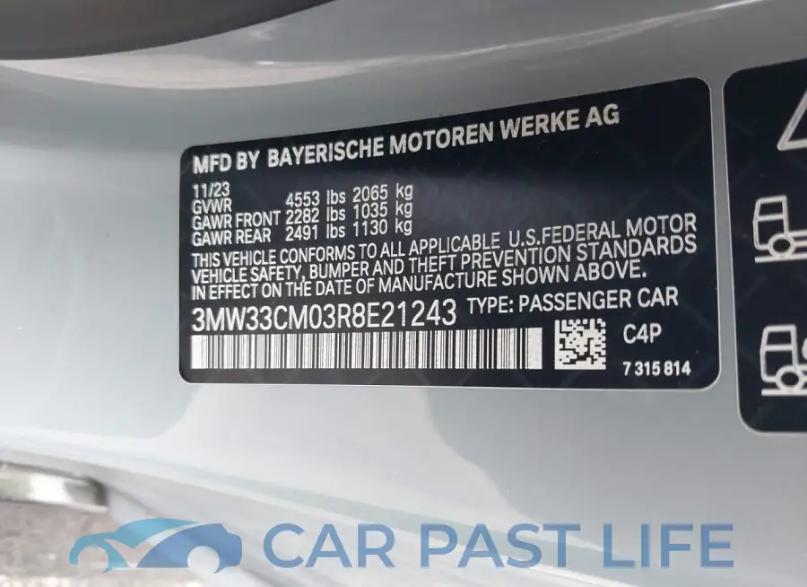 3MW33CM03R8E21243# 9