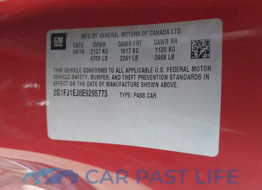 2G1FJ1EJ8E9295773# 9