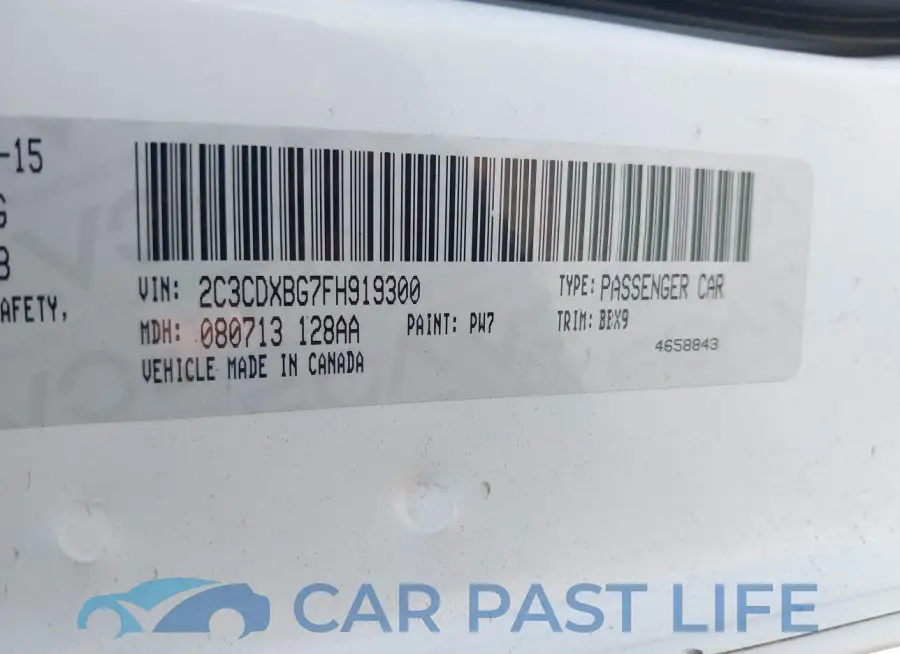2C3CDXBG7FH919300# 9