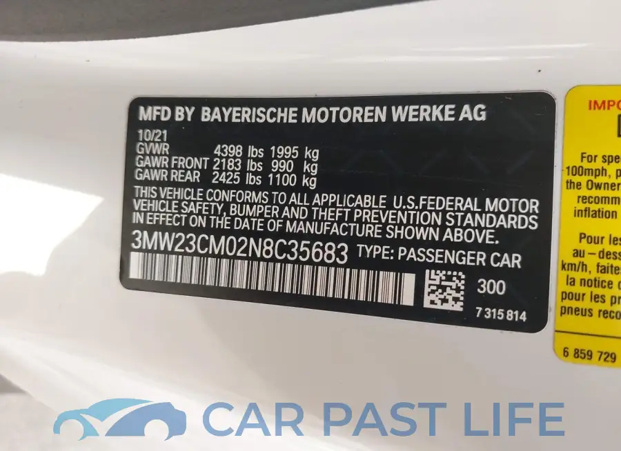 3MW23CM02N8C35683# 9