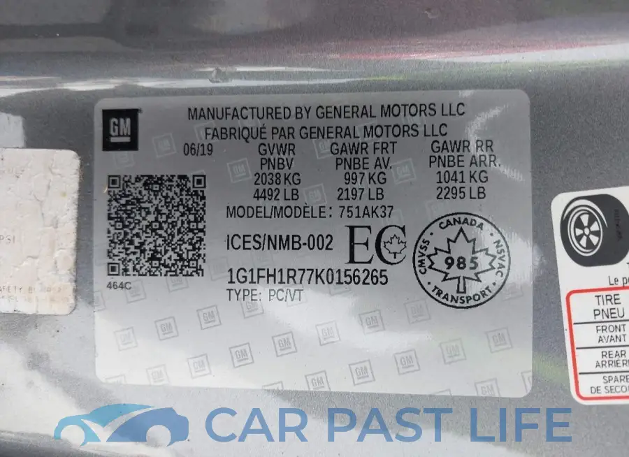 1G1FH1R77K0156265# 9