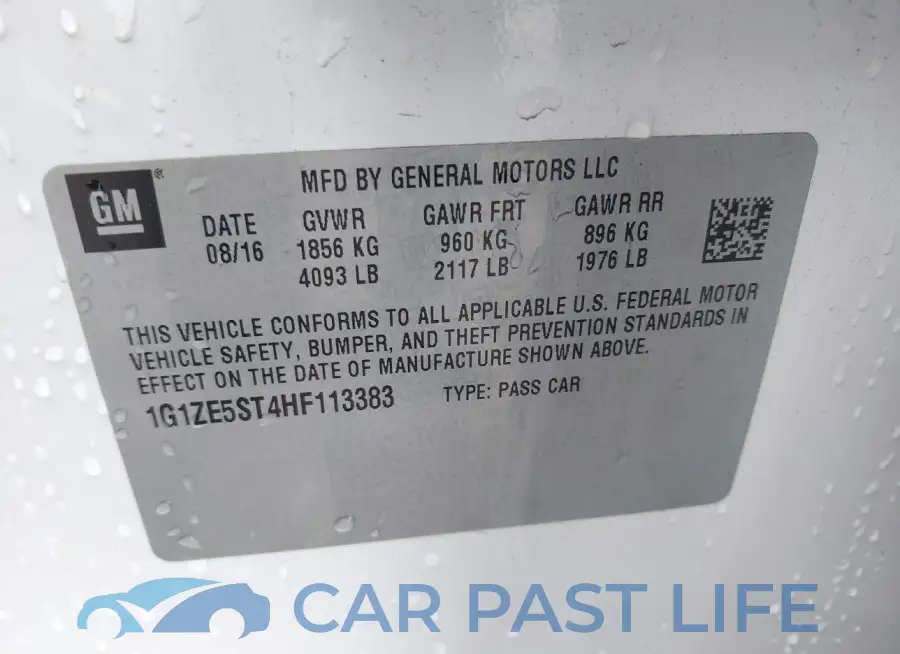 1G1ZE5ST4HF113383# 9