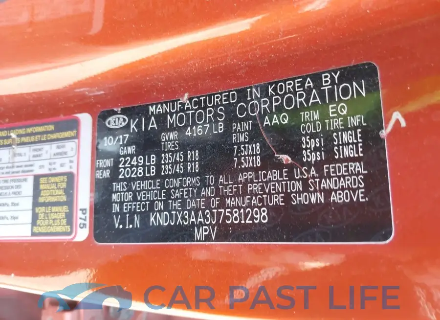 KNDJX3AA3J7581298# 9