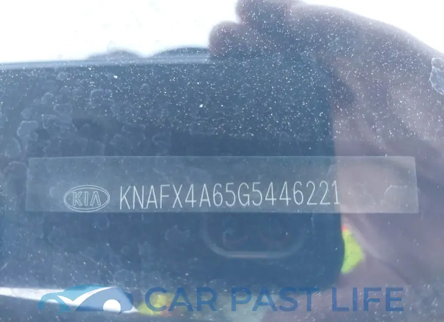 KNAFX4A65G5446221# 9