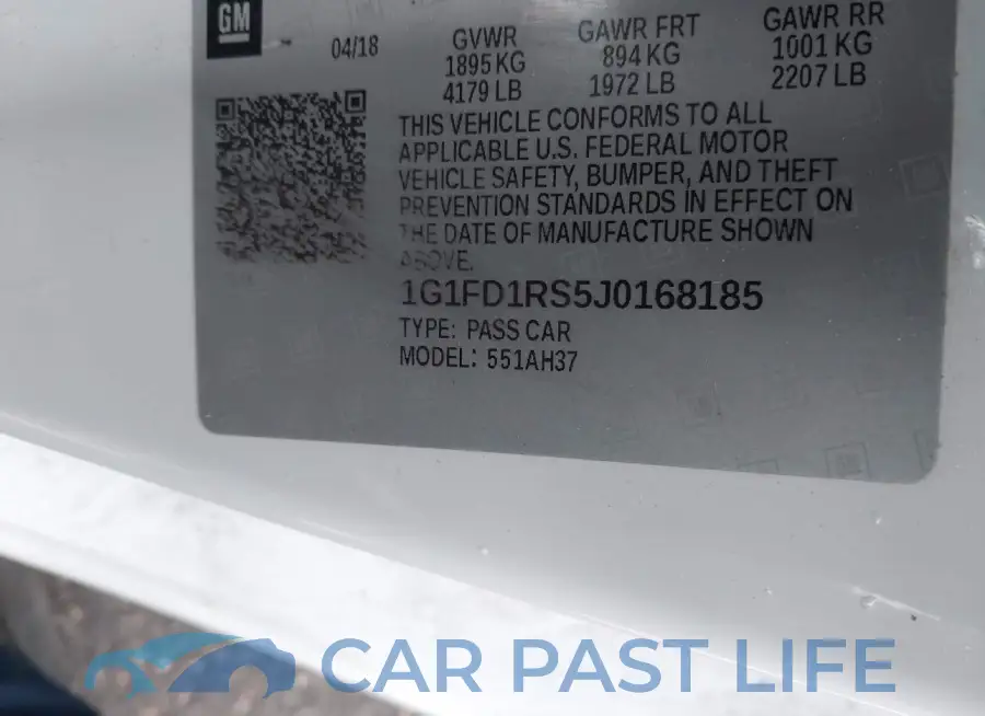 1G1FD1RS5J0168185# 9