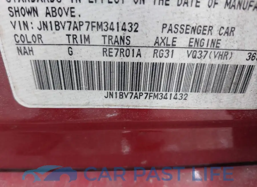 JN1BV7AP7FM341432# 9