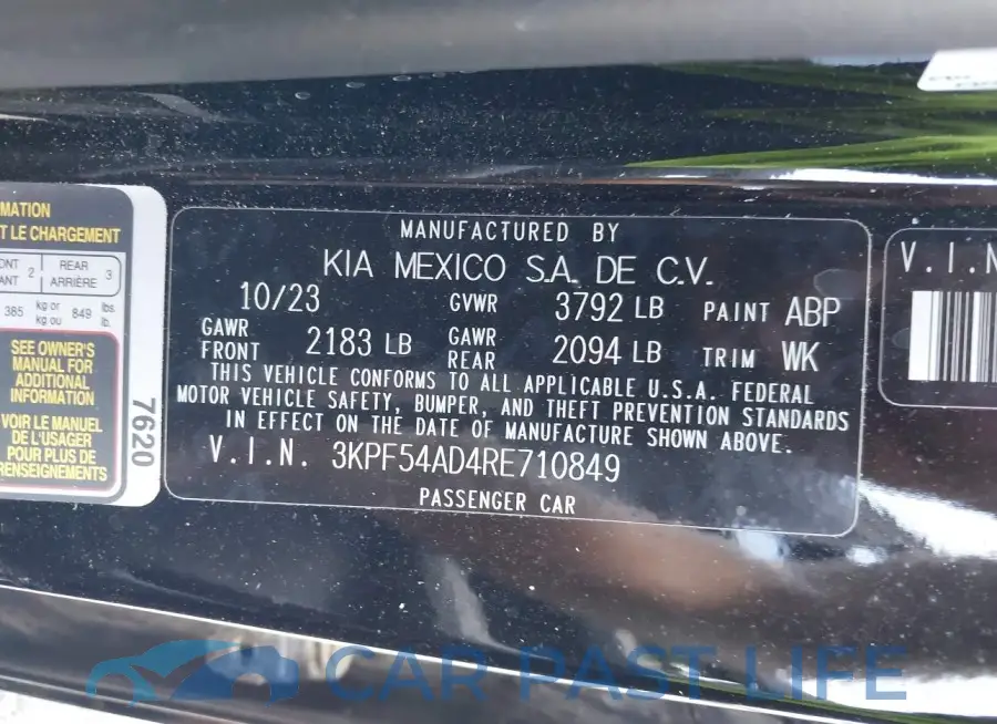 3KPF54AD4RE710849# 9