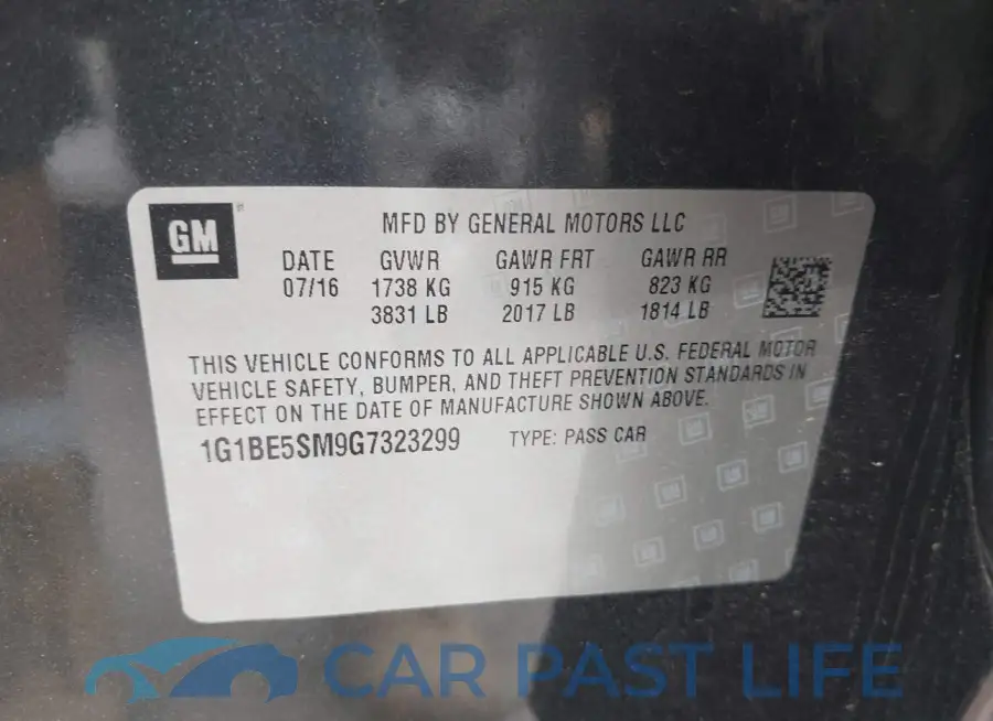 1G1BE5SM9G7323299# 9